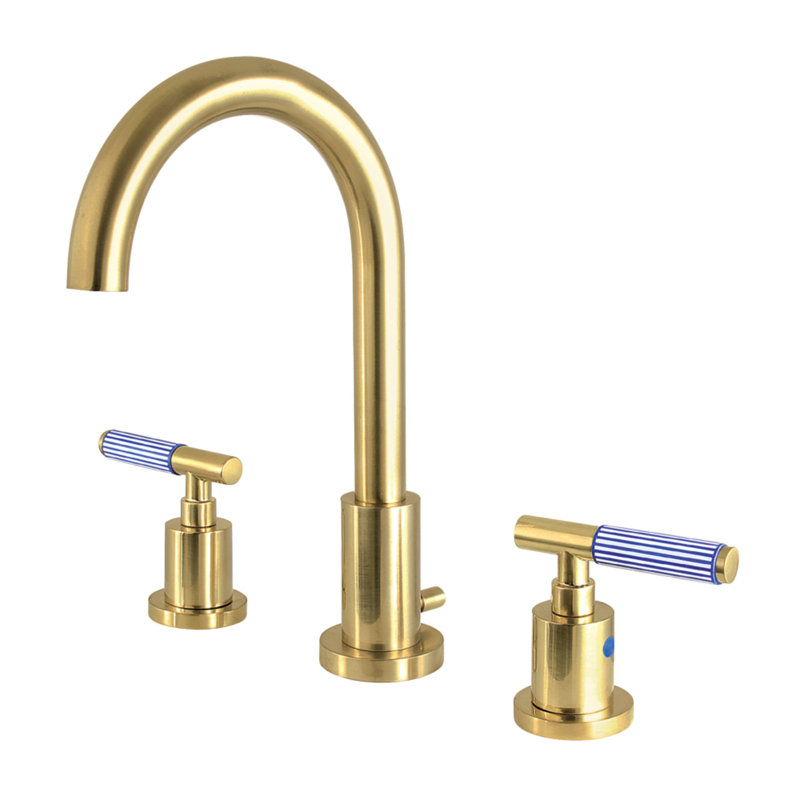 Robinet de salle de bain Kingston Kingston FSC8923KPS, Laiton brossé