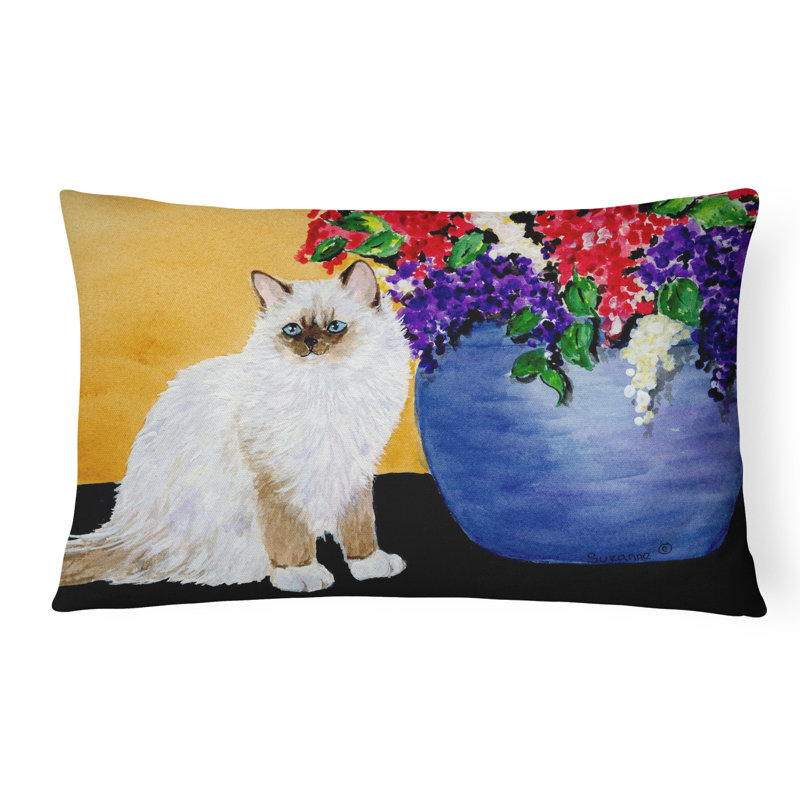 Coussin décoratif intérieur/extérieur ragdoll