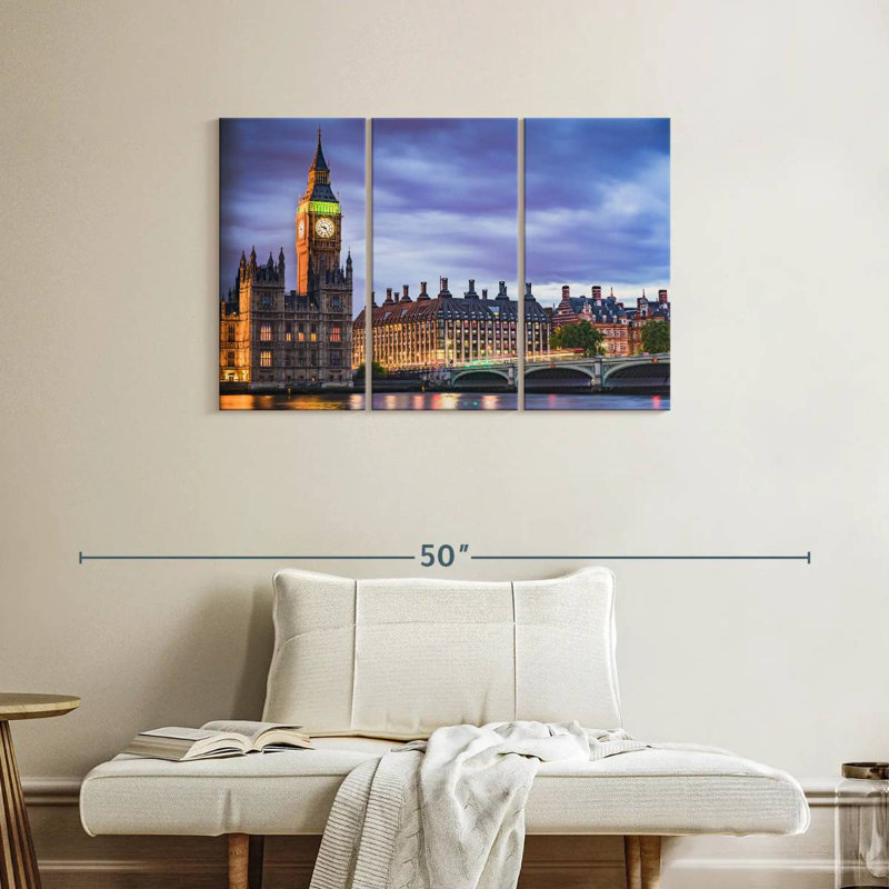 Westminster Twilight, 24" H x 38" W
