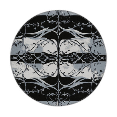 Silver Eclipse Indoor And Outdoor Area Rug