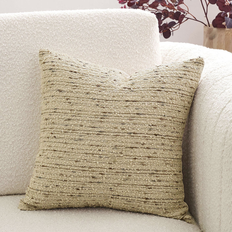 Housse de coussin Palermo, Crème brûlée