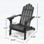Fauteuil Adirondack pliable Hollywood en bois d'acacia résistant aux intempéries, design classique et rangement facile-133236070