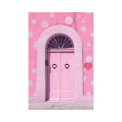 Love Lives Here 1 Piece Wall Art on Canvas