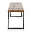 Banc de construction en bois durable pour patio, jardin ou porche