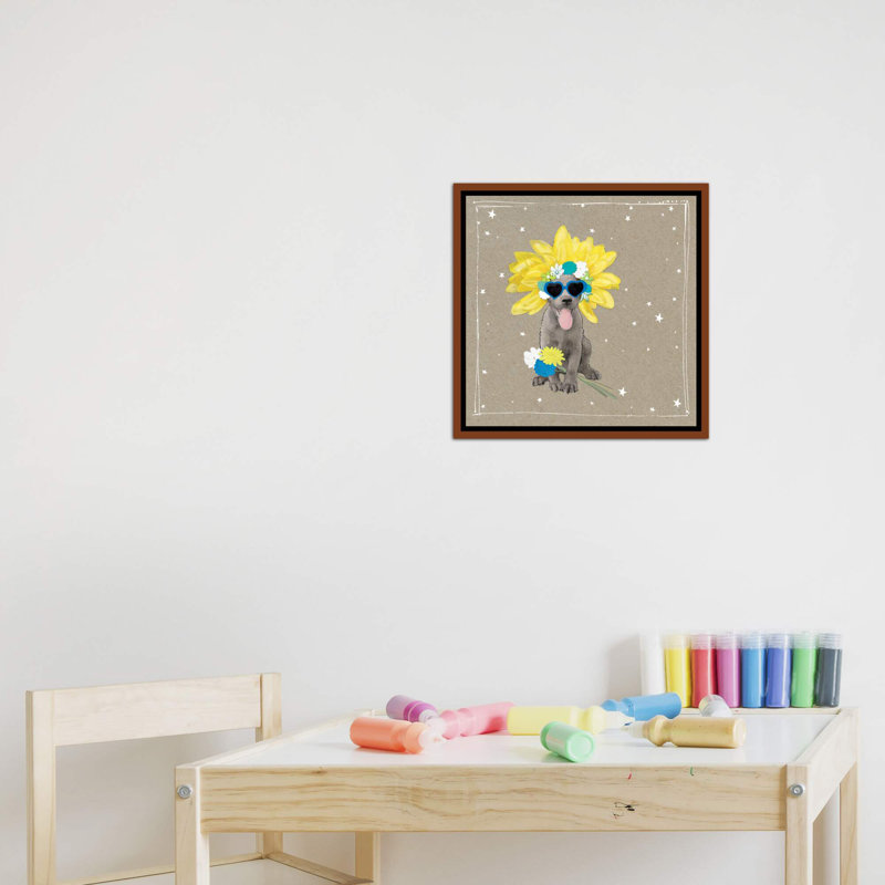 Animals, 18" H x 18" W x 1.5" D, Classic Wood Framed Canvas