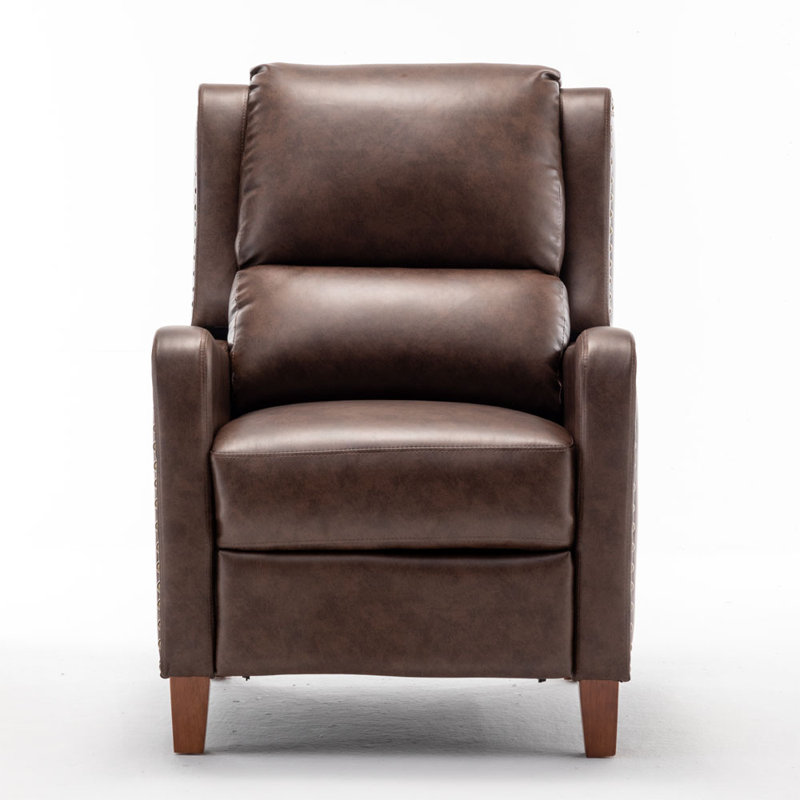 Arm Push Recliner PU Armchair