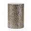 Tabouret de jardin cylindrique avec table d'appoint D14x20