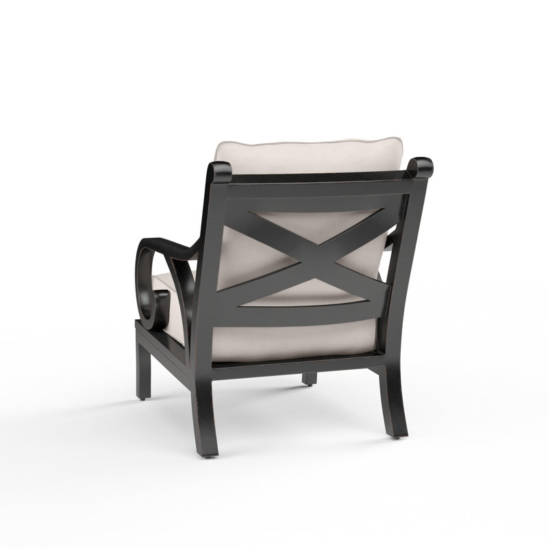 Monterey Outdoor Patio Lounge Chair with Cushions, Canvas Natural Sunbrella®