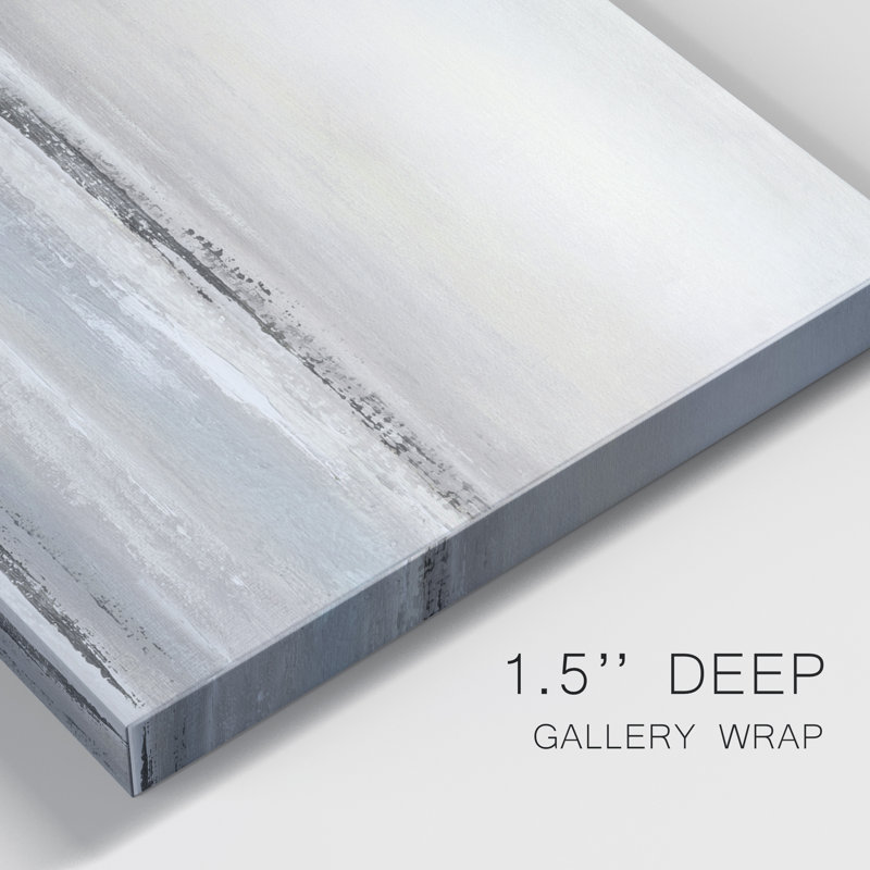 Distant brouillard - peinture sur toile tendue