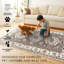 Tapis Shary Coffee Brown avec envers antidérapant-837012136
