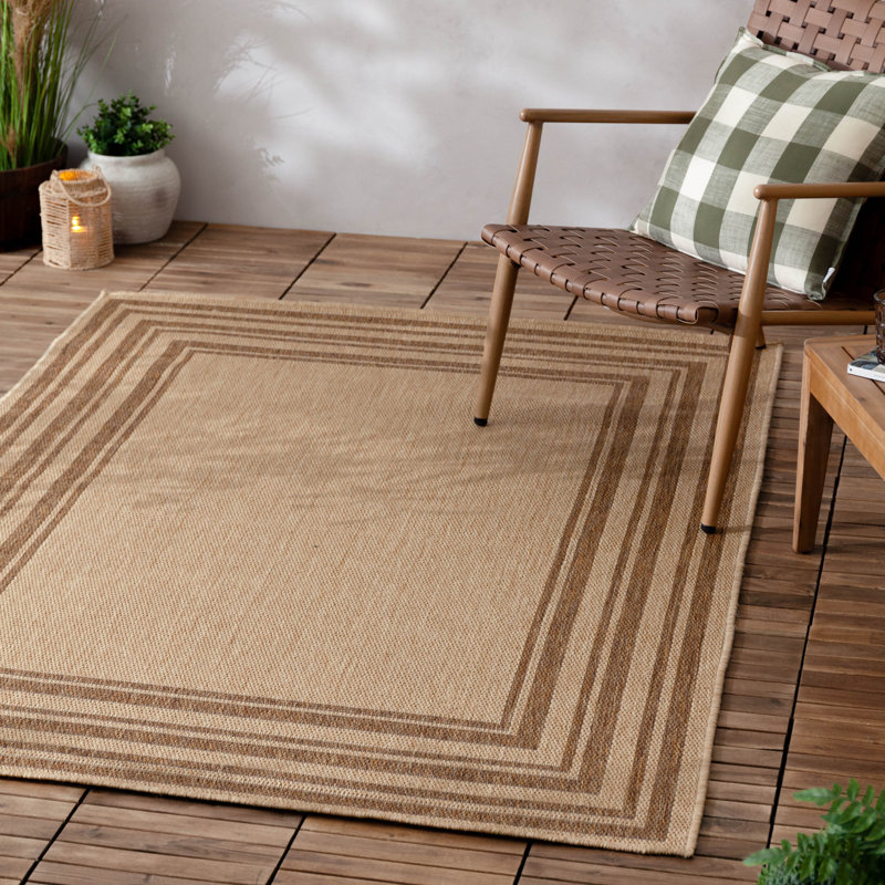 Botchev Geometric Indoor / Outdoor Area Rug, Rectangle 120 x 170 cm