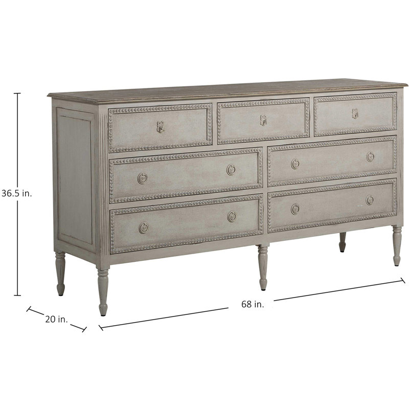 Caroline 7 Drawer Dresser