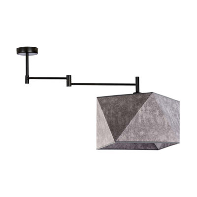 Demarie Fabric Semi Flush Mount
