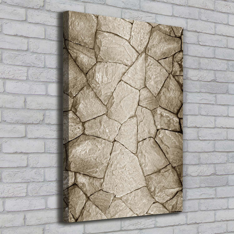 Stone Wall - Wrapped Canvas Print