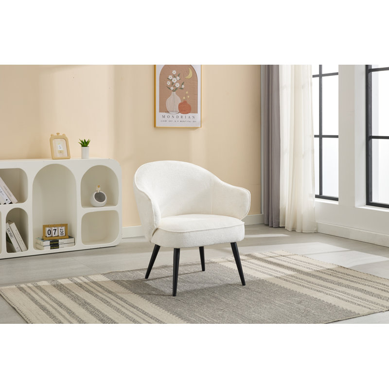 Upholstered Side Chair, Beige