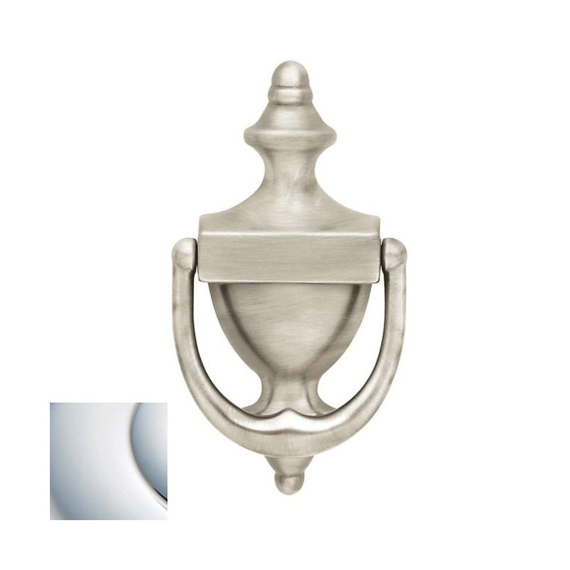 Colonial Door Knocker, Bright Chrome