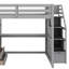 Lit mezzanine double avec bureau et tablettes-1101488715