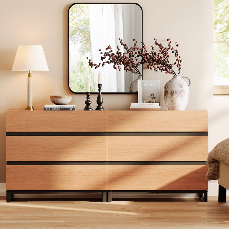 Aadam 6 - Drawer Accent Chest, Mocha