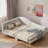 Upholstered Daybed With Headboard And Armrest-382239015-382239013