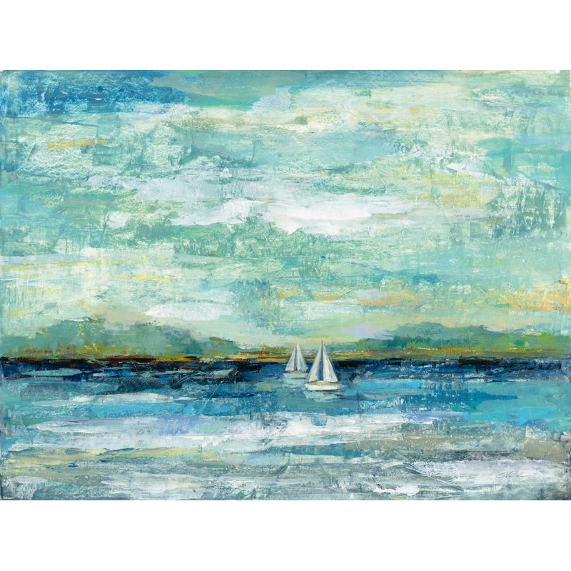 «Calm Lake», reproduction sur toile, H 36 po x l 48 po