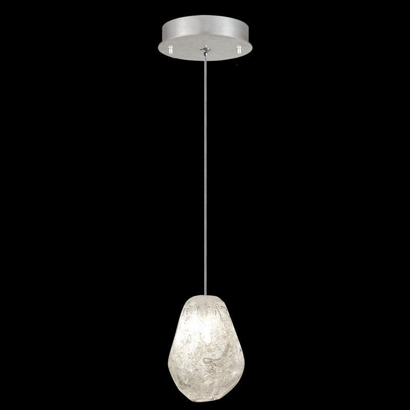 Natural Inspirations 1 - Light Pendant, Silver, 4, Natural Quartz -8
