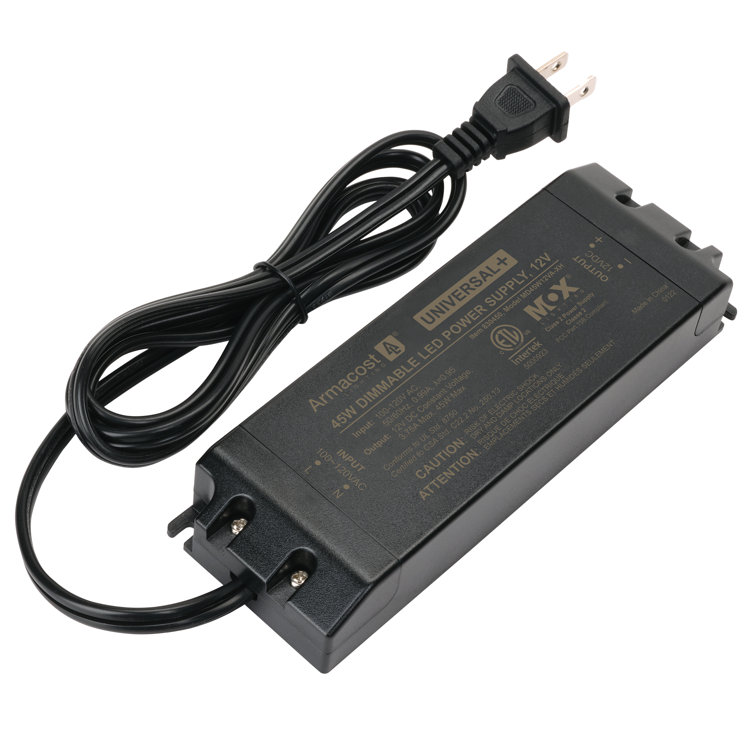 Universal+ Dimmable LED Driver 12V DC, 60W Electronic Transformer