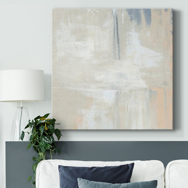 Toile tendue stuc blanc I-Gallery, H 40 po x l 40 po