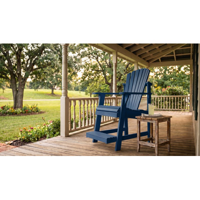 Chaise bistro Adirondack avec repose-pieds encastré Weathercraft