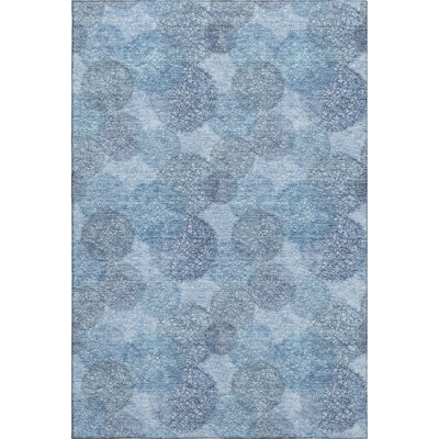 Premium Machine Washable Prisco Denim Rug