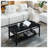 Jamyriah Glass Top Single Coffee Table
