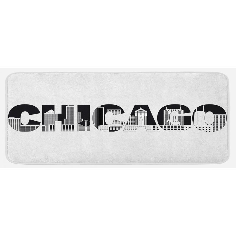 Tapis de cuisine Chicago Skyline