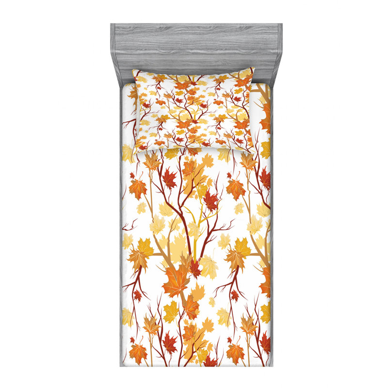Microfiber Sheet Set, Twin Sheet Set with Fitted Sheet