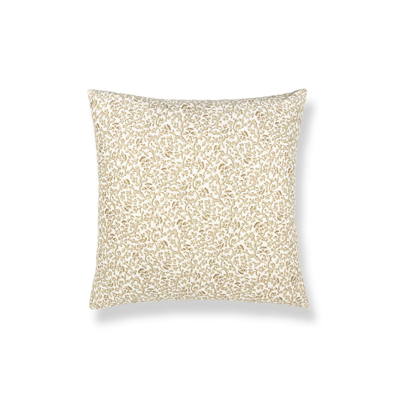 PETITE CHARMS Throw Pillow, Hazelnut, Square 22"
