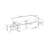 Coffee Table with Caster Wheels-883780602