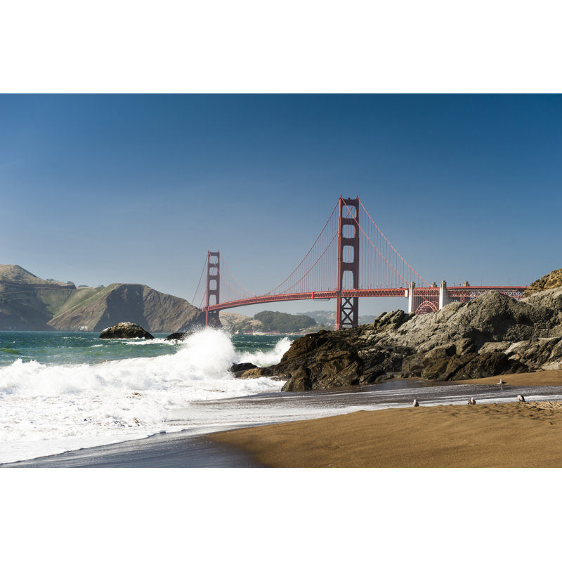 Golden Gate Bridge - Photographie sur toile, H 24 po x l 36 po