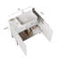 Meuble-lavabo de salle de bain avec lavabo et 2 portes-607272124