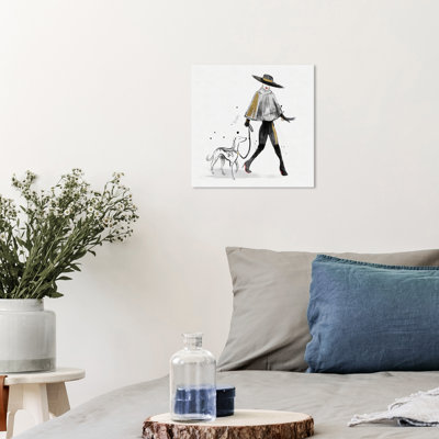 Impression sur toile, "Fashion and Glam Inkwash"