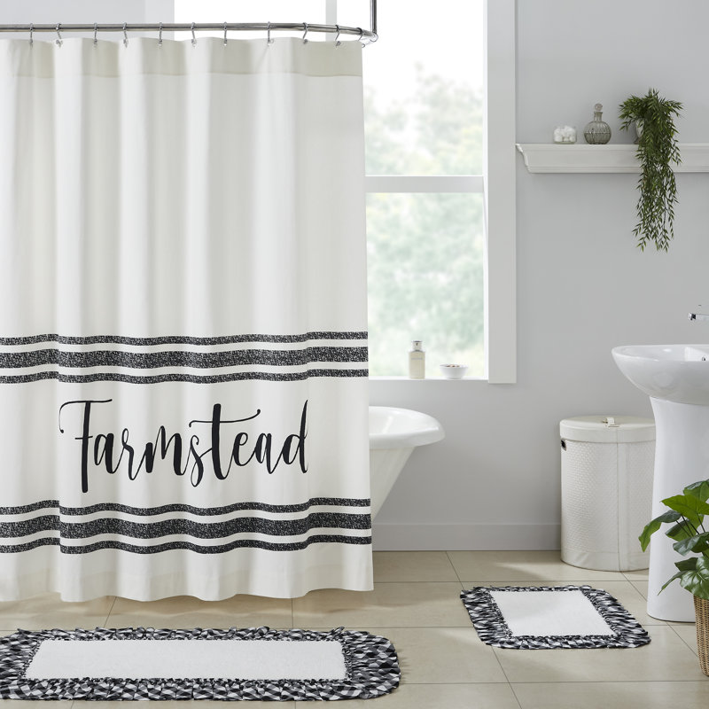 Rideau de douche simple Sawyer Mill