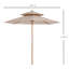 265cm Market Parasol