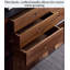 Commode d'appoint de luxe rétro grande capacité