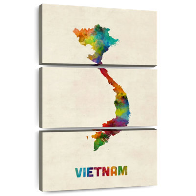 Carte d'aquarelle Aliaz Vietnam II