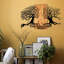 Decorative Wooden Wall Accessory, 100% Metal Frame, 100% Wooden Backing (Thickness: 5 cm), For Home Decor & Unique Wall Art