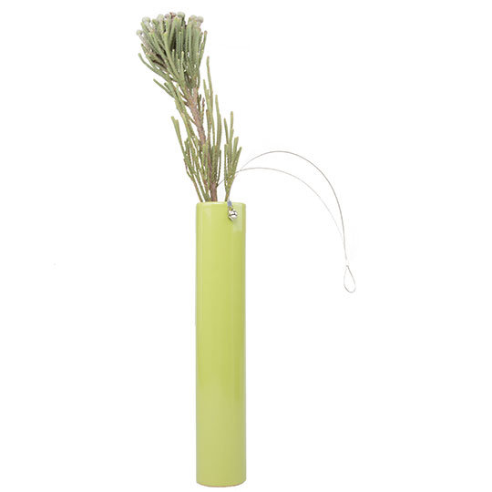 Ceramic Table Vase, Chartreuse