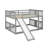 Full Over Full Bunk Bed With Ladder With Slide