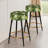 Green Banana Leaf Bliss Tropical Pattern V - Tropical Bar Stools Set Of 2