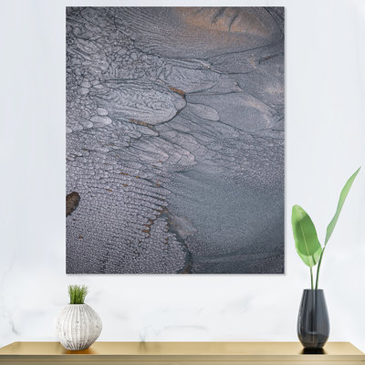 «Dramatic Grey», art mural moderne sur toile