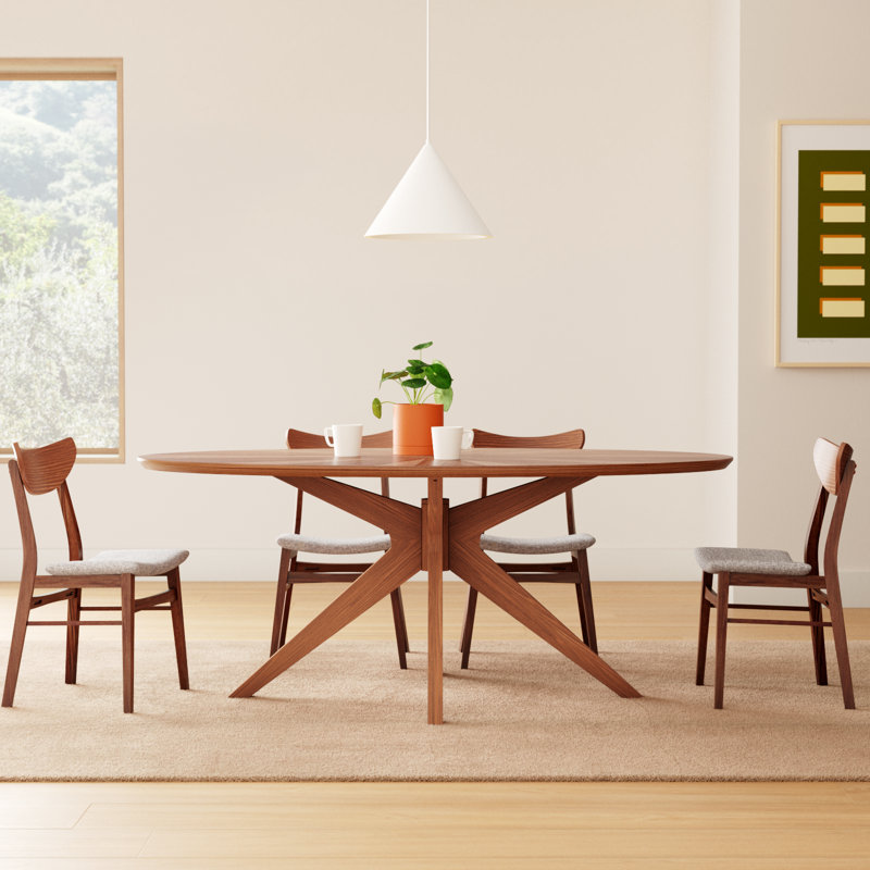 Fenway 7-Piece Walnut Finished Dining Set