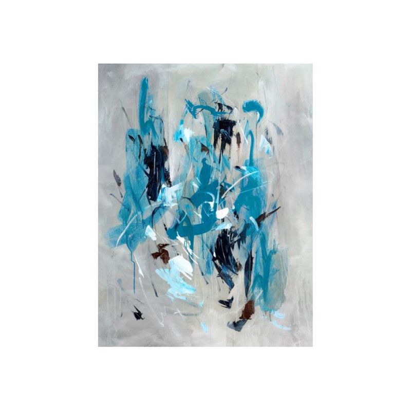 Identity par Sara Brown - Peinture, Image au pinceau gel, H 53 po x l 40 po