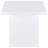 White High Gloss End Table