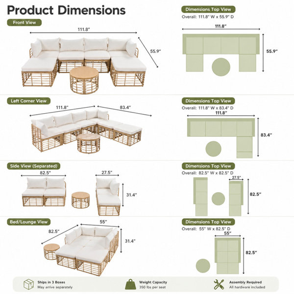 Dimensions du produit